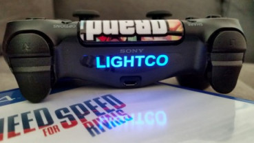 2 x PS4 Lightbar Sticker Wunschtext